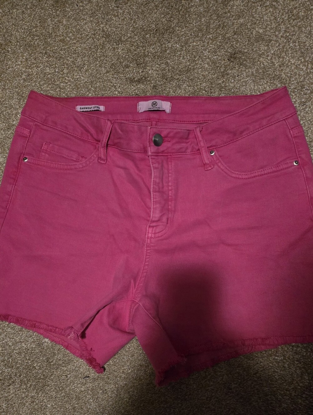 RFM Hot Pink Denim Cutoff Shorts
